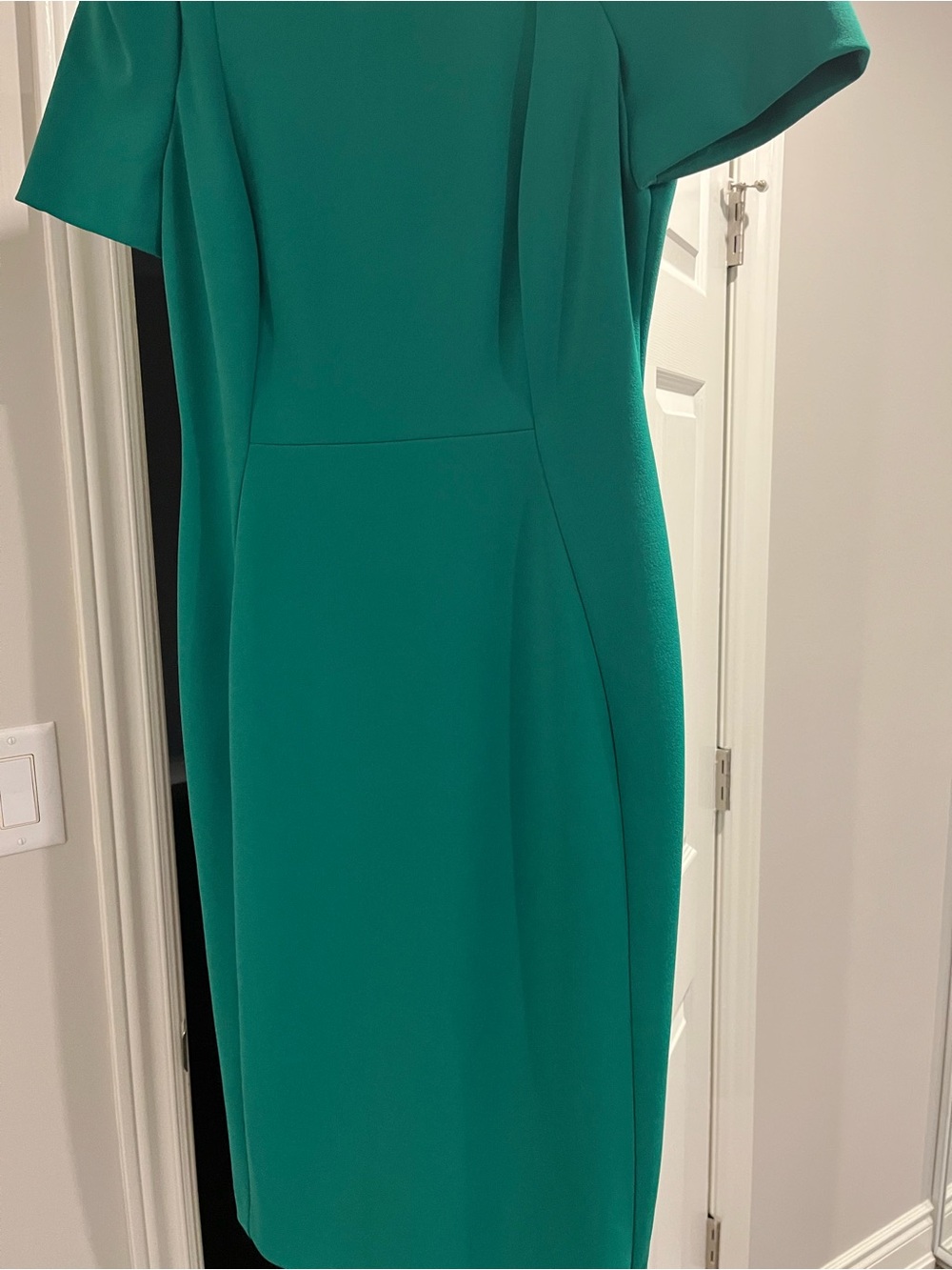 Calvin Klein Teal Midi Sheath Dress